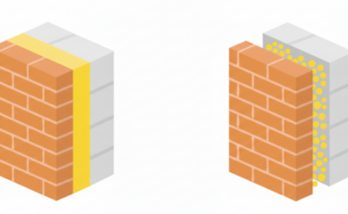 Einblasdämmung vs. Kerndämmung