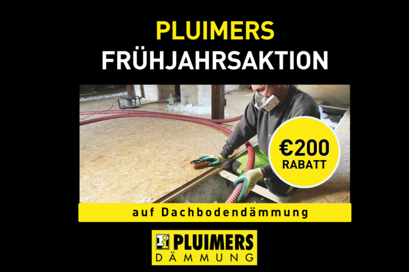Dachbodendämmung aktion
