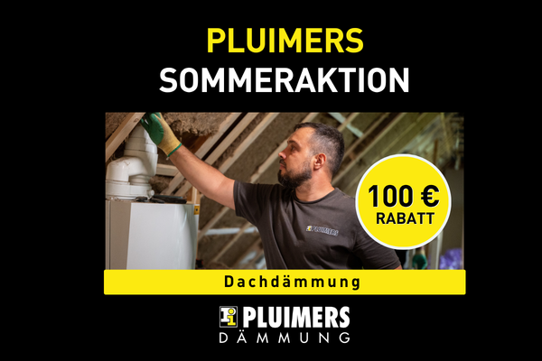 Dachdämmung Sommeraktion