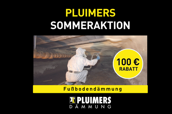 Fußbodendämmung Sommeraktion