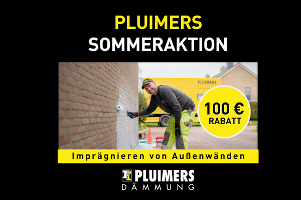 Imprägnieren von Außenwänden Sommeraktion