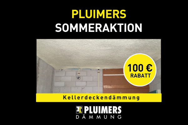 Kellerdeckendämmung Sommeraktion